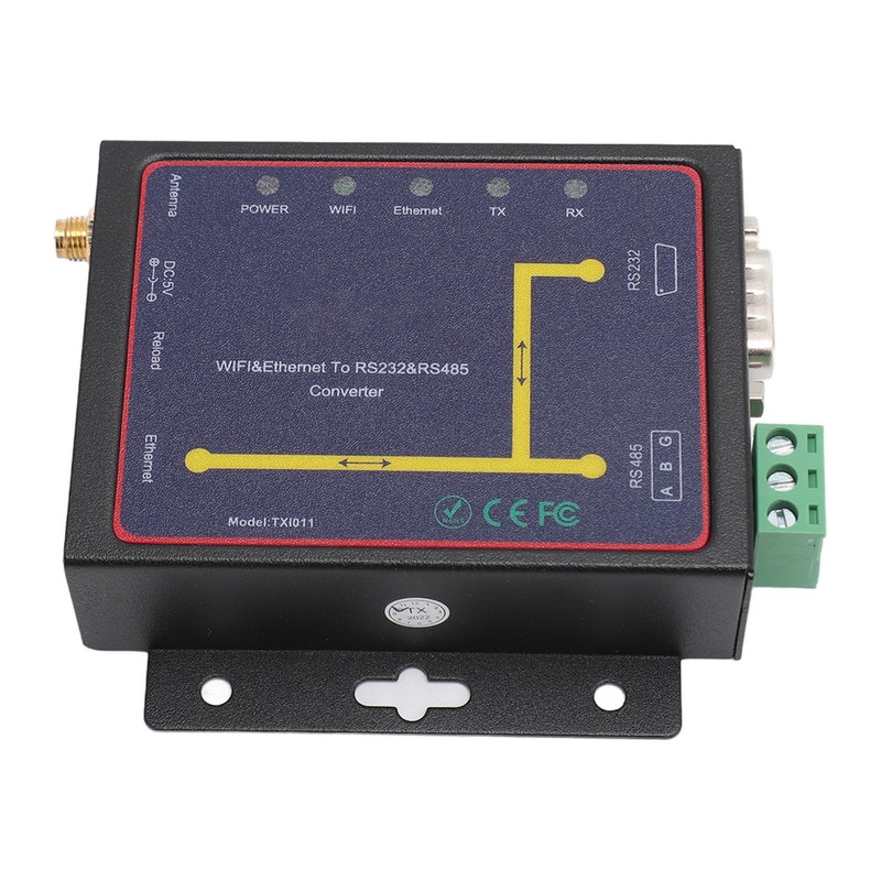 Serial Device Server Converter RJ45 Ethernet WiFi to RS232 RS485