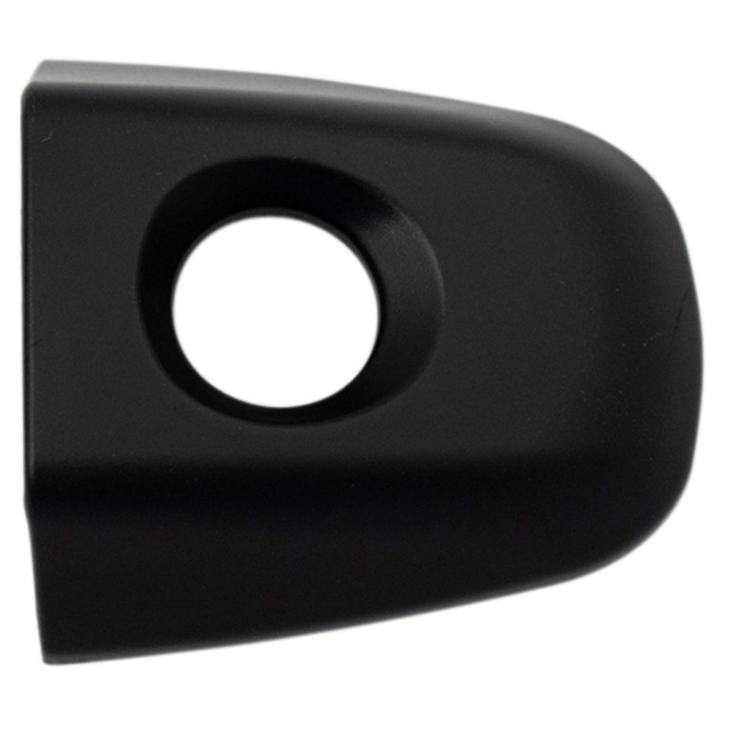 TRQ Front Left Exterior Door Handle Black Drivers Side Compatible