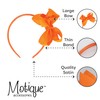 Motique Accessories Little Girls Headband With Side Grosgrain Bow -