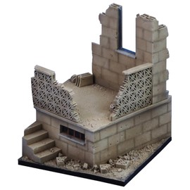Royal Model RM988 1/35 General Purpose Diorama Accessory Middle East Ruins Vignette Base 3.5 x 3.5 inches (9 x 9 cm) Resin Kit
