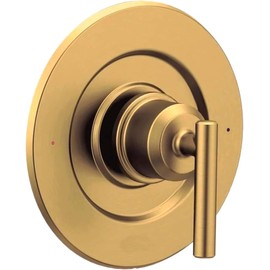 Corla Posi Shower Trim Replacement for Moen Gibson Pressure-Balancing Modern One Handle Lever Kit T2901BL, Valve Required (Brushed Gold)