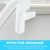 Trasylph Pack of 4 RV Gutter Spout, RV Rain Gutter