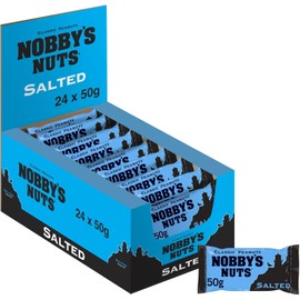 Nobby's Classic Salted Peanuts In Mega Pub Box 24x50g Packs Sold By VR Angel