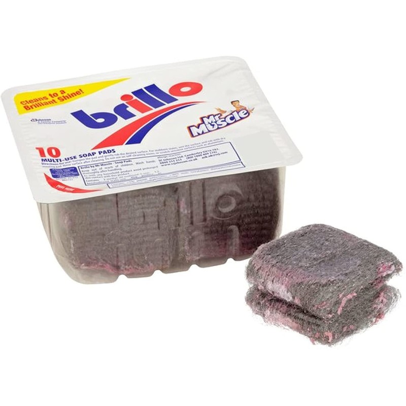 Topest 3X Brillo Multi-use Soap Pads (3 X 10 Pads)-