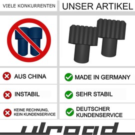 ULROAD Pack of 4 20 mm Bench Hooks Bench Dogs for Woodworking Workbench Clamp Planer Bench Accessories Compatible with Festool MFT/3