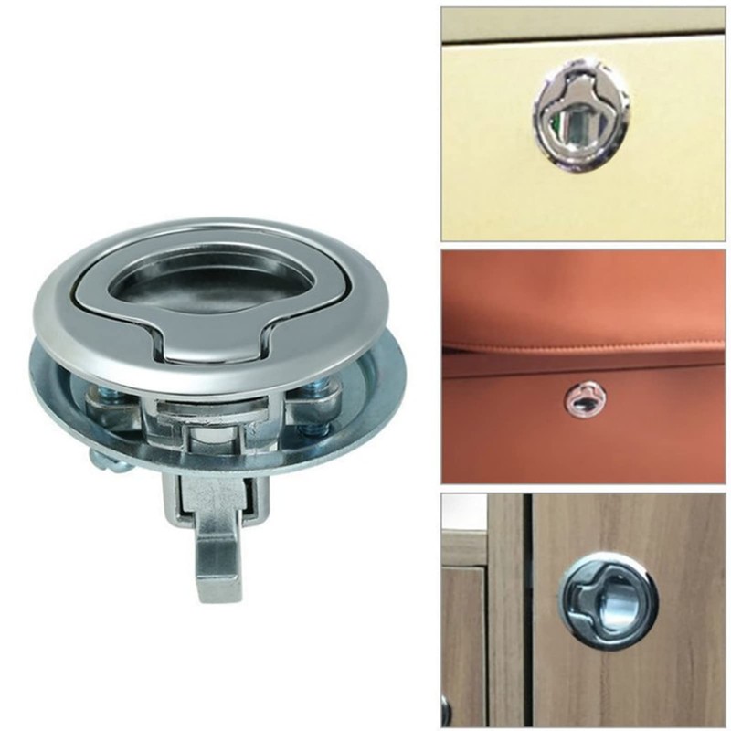 Marine Latches, Stainless Steel 1.75inch Flush Pull Hatch Latch Marine