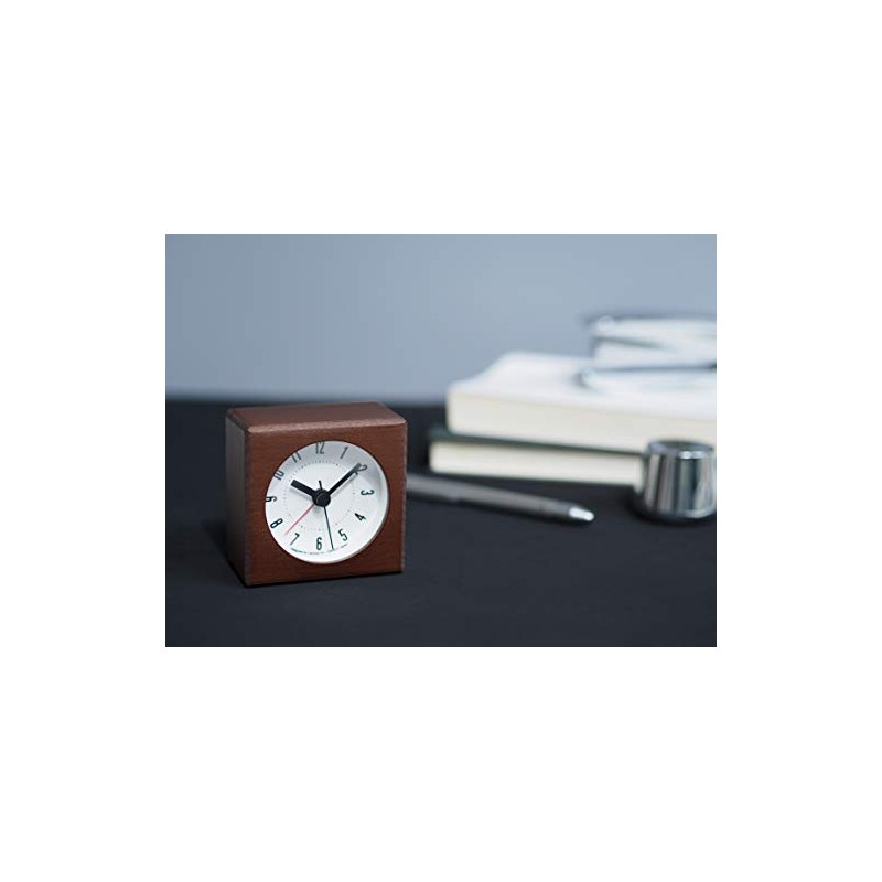 Remnos Meteo JH17-05 BW Lemnos Alarm Clock, Brown, W7 x