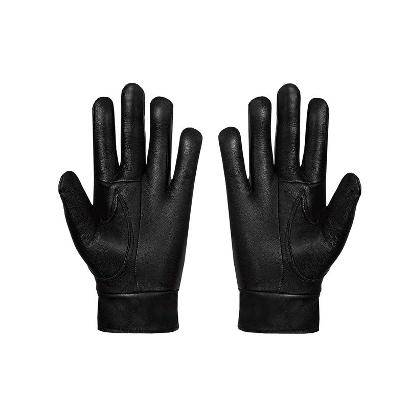 Ladies Leather Gloves Women Real Soft Fleece Lined Winter Casual