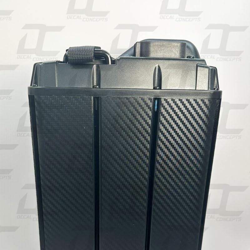 Decal Concepts Carbon Fiber Battery Accent Decal Graphic Kit -