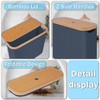 efluky Toilet Paper Basket with Lid, Toilet Paper Organizer for