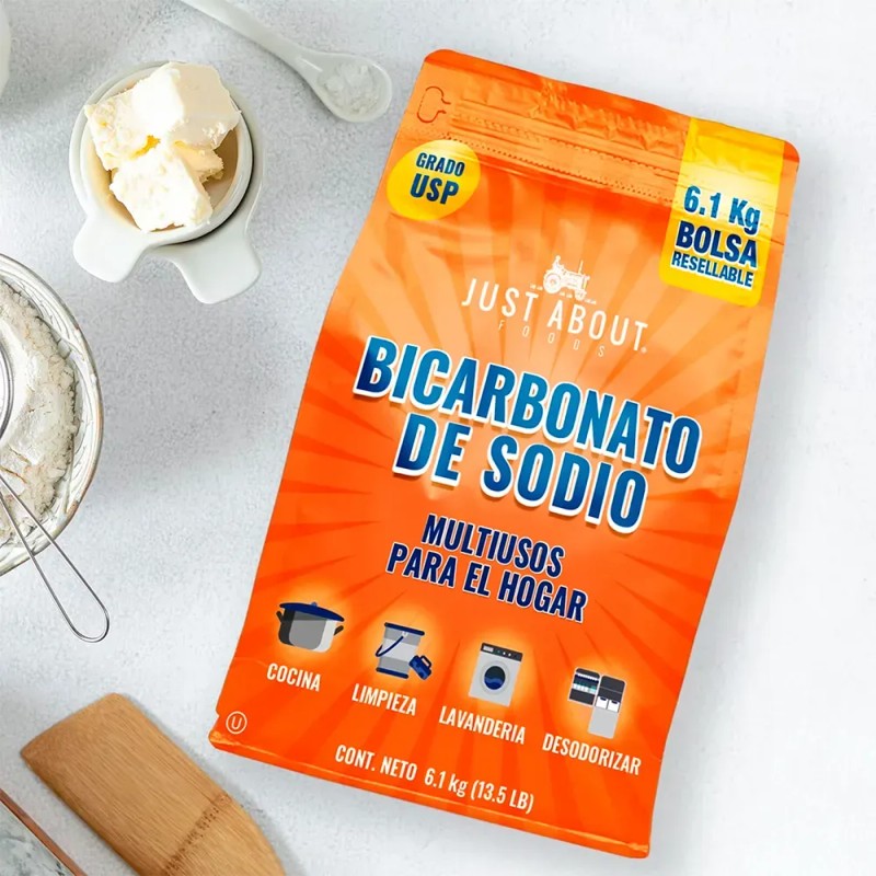 2 Pack Bicarbonato De Sodio Just About Foods 12.2 Kg
