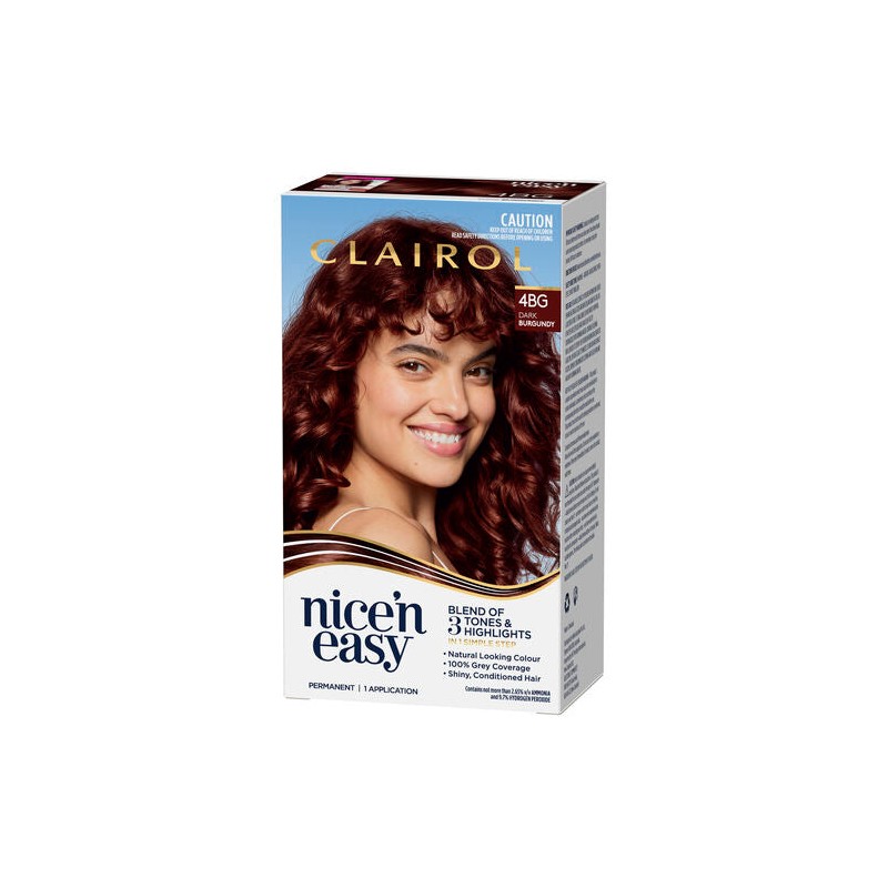 Clairol Nice 'N Easy 4BG Dark Burgundy