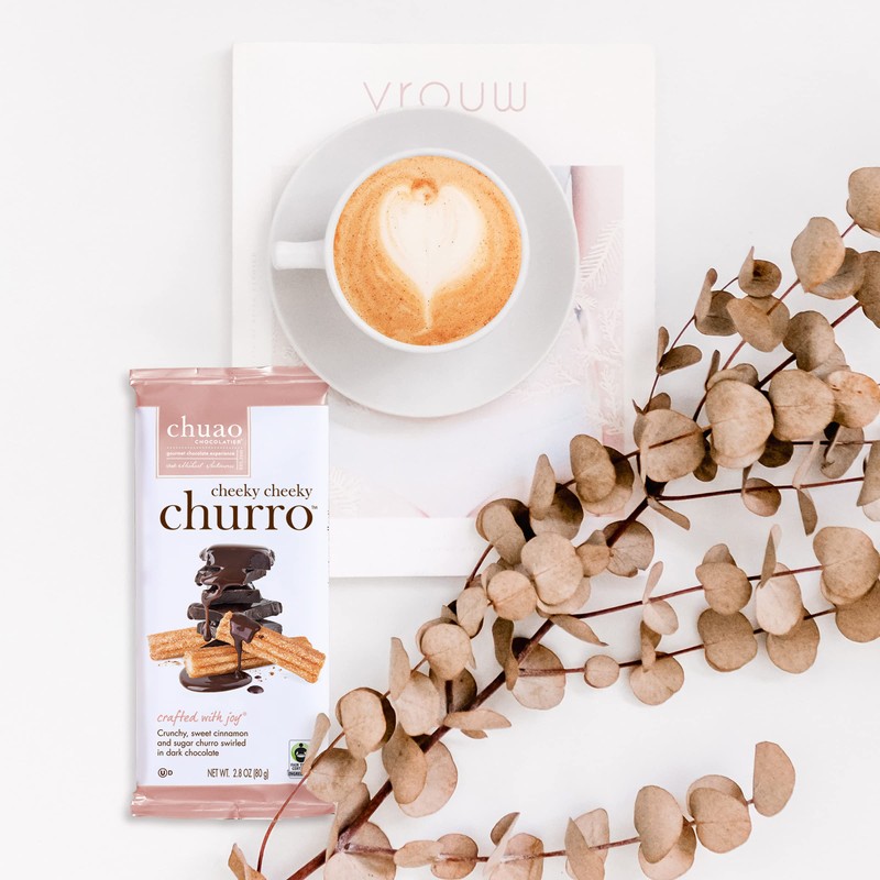 Chuao Chocolatier Cheeky Cheeky Churro Dark Chocolate Gourmet Bars |