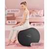 YOTTOY Anti-Burst Exercise Ball for Working Out, Yoga Ball for