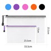 Plastic Wallets, 20Pcs A4, A5 Plastic Zip Wallets with 2Pcs