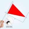 Anley Red Pennant Mini Flag 12 Pack - Hand Held