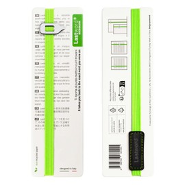 Lastword Bookmarks - Elastic Bookmark Perfect for Any Book - Book Markers for Women - Bookmarks for Men - Bookmarks for Kids - Don't Lose Your Mark, Design Made in Italy Book Marks (Green)