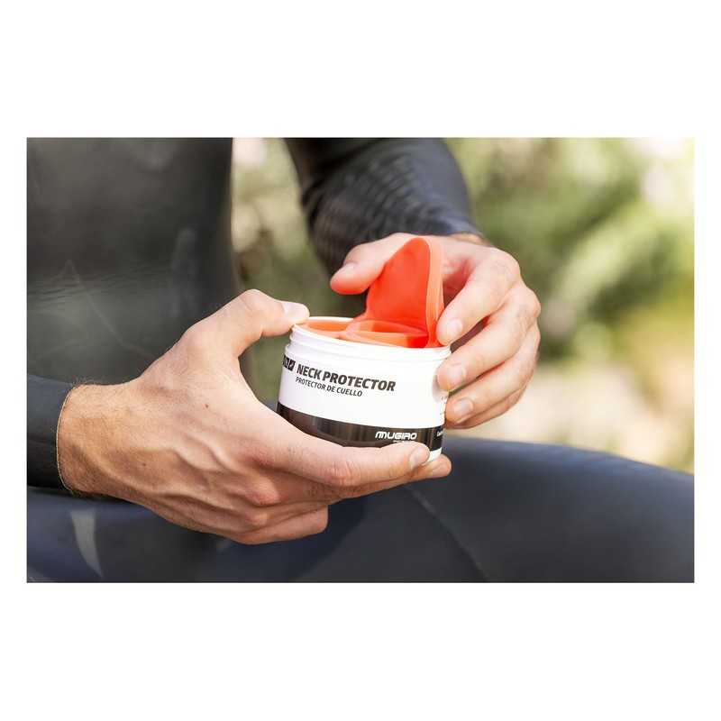 Mugiro Wetsuit Neck Protector - Orange - Size S -
