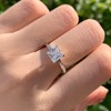SHELOVES Princess Cut Engagement Rings for Women 925 Sterling Silver