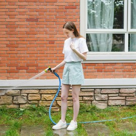 Fevone Garden Hose 80 ft., Lightweight Hybrid Water Hose, Flexible and Durable, Leak-Free Connections