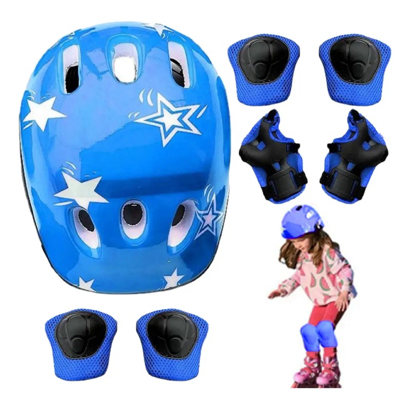 Mebix Trd Kit Protección De Patín Con Casco Para Niño