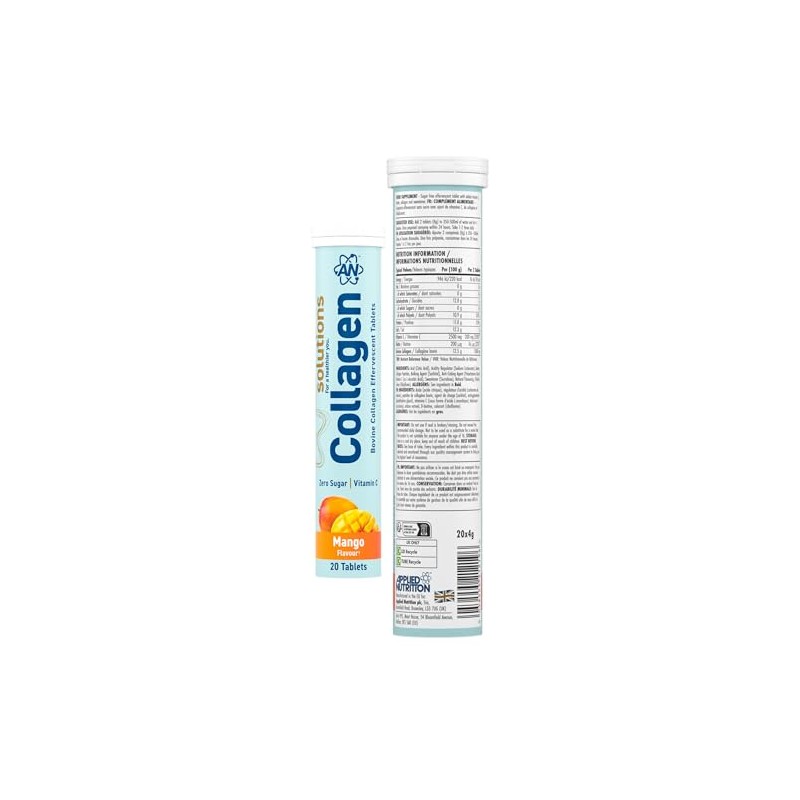 Applied Nutrition Solutions Collagen Effervescent Tablets – Collagen with Vitamin