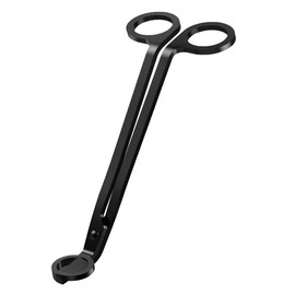 NEOYARDE Candle Wick Trimmer, Polished Stainless Steel Wick Cutter Scissor, Candle Wick Clipper, Wick Shear, Reaches Deep Into Candles to Cut Spent Wicks, Black