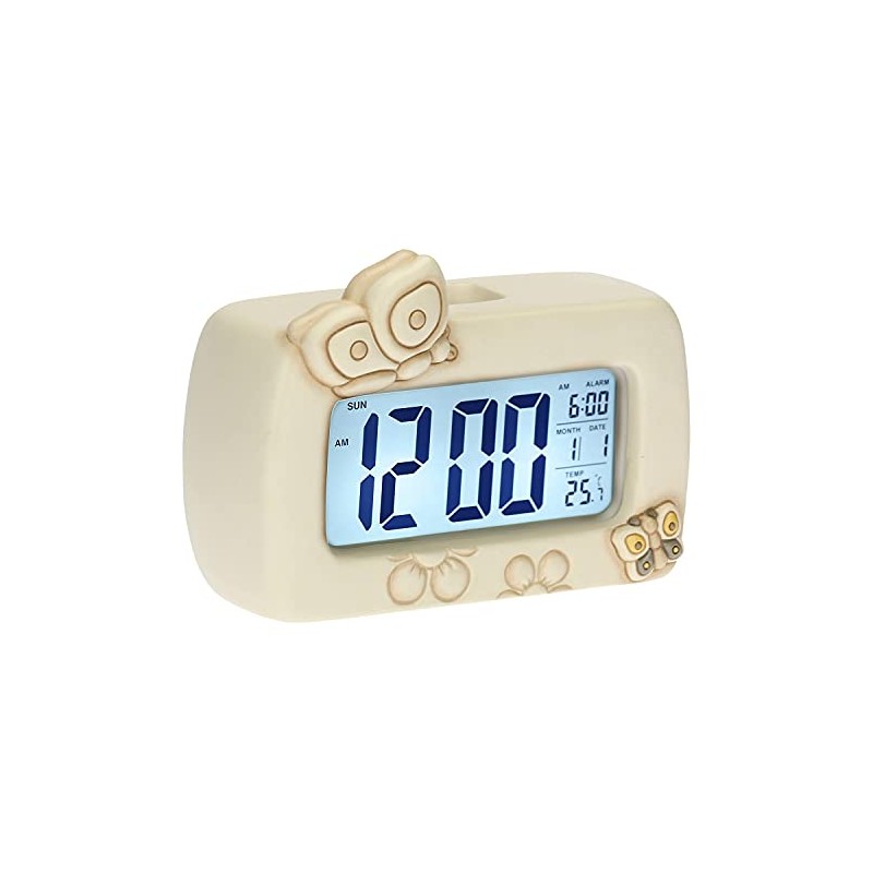 THUN - Digital clock with butterflies and flowers - Elegance