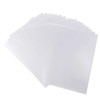 FEPITO 40 Pcs A4 Plastic File Folders Transparent A4 Cut