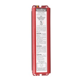 Bodine B60 Fluorescent Emergency Ballast, 2-Lamp, 17-215W, 90-Min, 120/277V