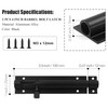 2 Pack 4" Black Slide Bolts, Heavy Duty Metal Barrel