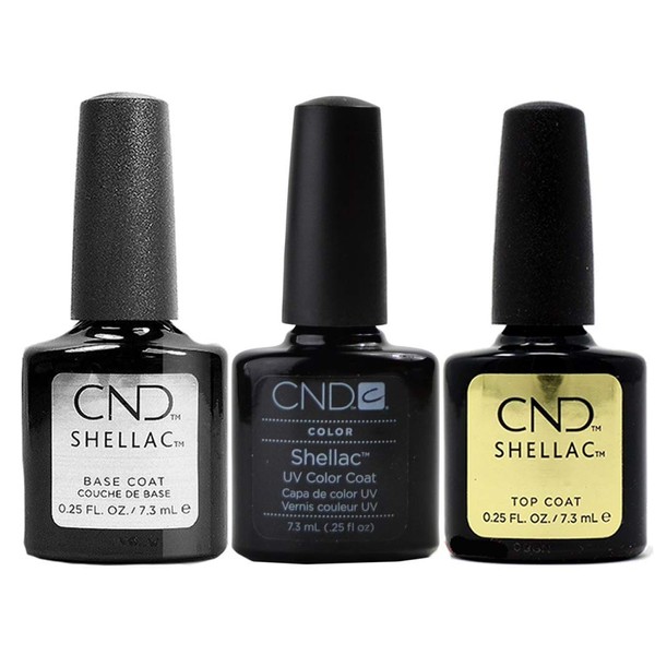 CND Shellac Blackpool Plus Base Coat Plus Top Coat 7.3ml