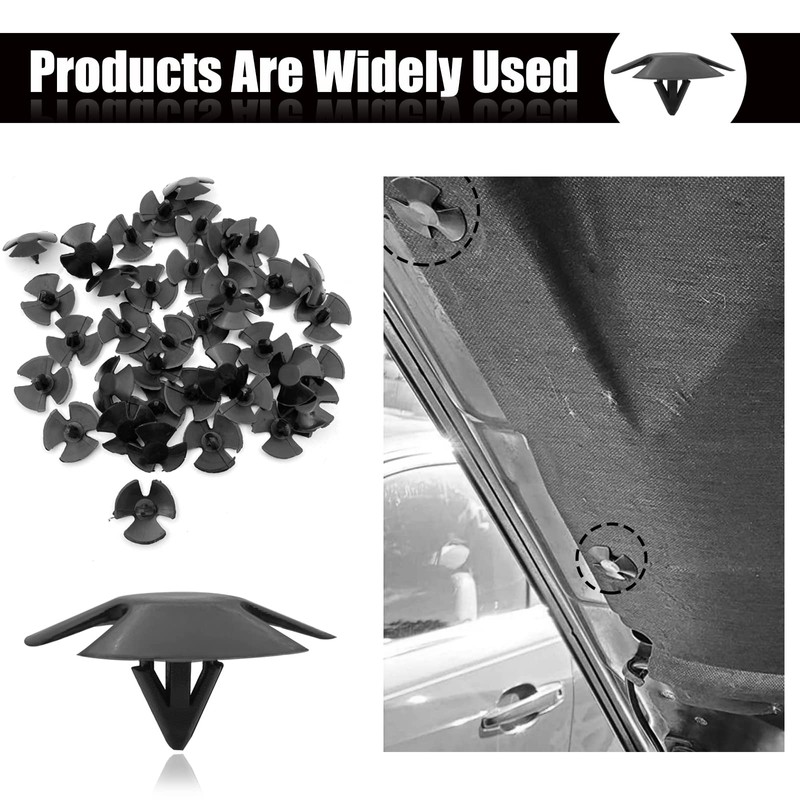 20Pcs Hood Insulation Retainers Push-Type Retainer Clips - Replacement for