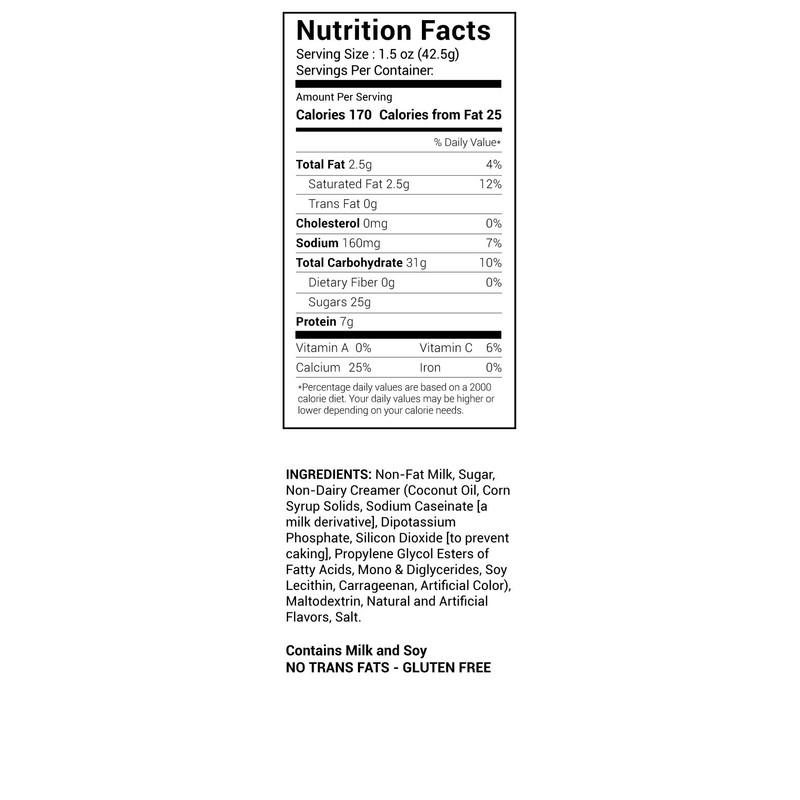 Vanilla Creme Base Drink Mix - 3 LB Bag