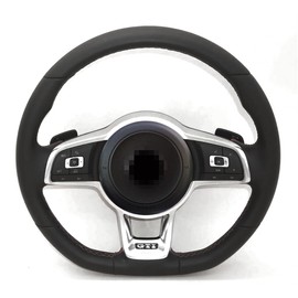 iJDMTOY Twill-Weave Carbon Fiber Pattern/Style Larger Paddle Shifter Extensions Compatible with Volkswagen 2022-up MK8 Golf GTI, Jetta GLI, Arteon, Polo, etc