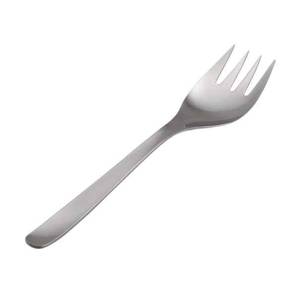 Sori Yanagi #1294 Stainless Steel Serving Fork, Length: 9.8 inches (24.8 cm), Made in Japan