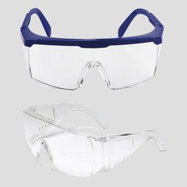 Transparent face shield goggles for sports work safety glasses / 투명 안면 보호 고글 스포츠 작업용 안전 보안경