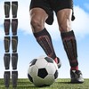 Soccer Shin Guards Shin Pads, High Impact Resistant Calf Compression