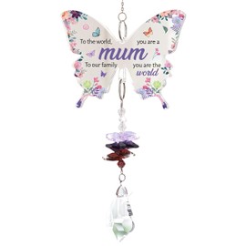 Mum Birthday Gifts, Crystal Suncatcher Gifts for Mum, Presents for Mummy from Daughter Son on Valentines Mothers Day Christmas, Ideal Mother Gifts on Her Birthday