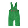 xkwyshop Infant Baby Boy Christmas Outfit Candy Cane Embroidery Corduroy Romper Bib Overalls Jumpsuit Suspenders Clothes (Green, 12-18 Months)