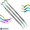 INSTUMAX Flat Plastic Filling Instruments Dental Composite Set of 3