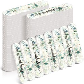 Lanties 50 Pcs Wedding Bridal Shower Party Favors Bulk Nail Files Emery Boards for Guests Bridesmaid Bachelorette Party Favors Thank You for Celebrating with Us Game Prizes Gifts Bags Stuffers