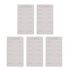 5Pcs Double Sided Microblading Practice Skin Soft Silicone Eyebrow Tattoos