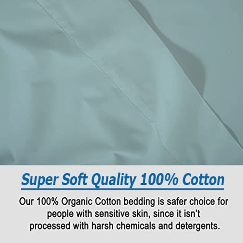Fitted Sheet 100% Egyptian Cotton 200 Thread Count 25cm Deep
