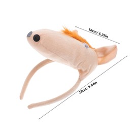 [NUOLUX] Horse Headband Funny Headband Animal Party Costumes Horse Ear Headband Animal Costume Adult Costume Accessories Cosplay Party Supplies Livestock Headband Cotton Beige