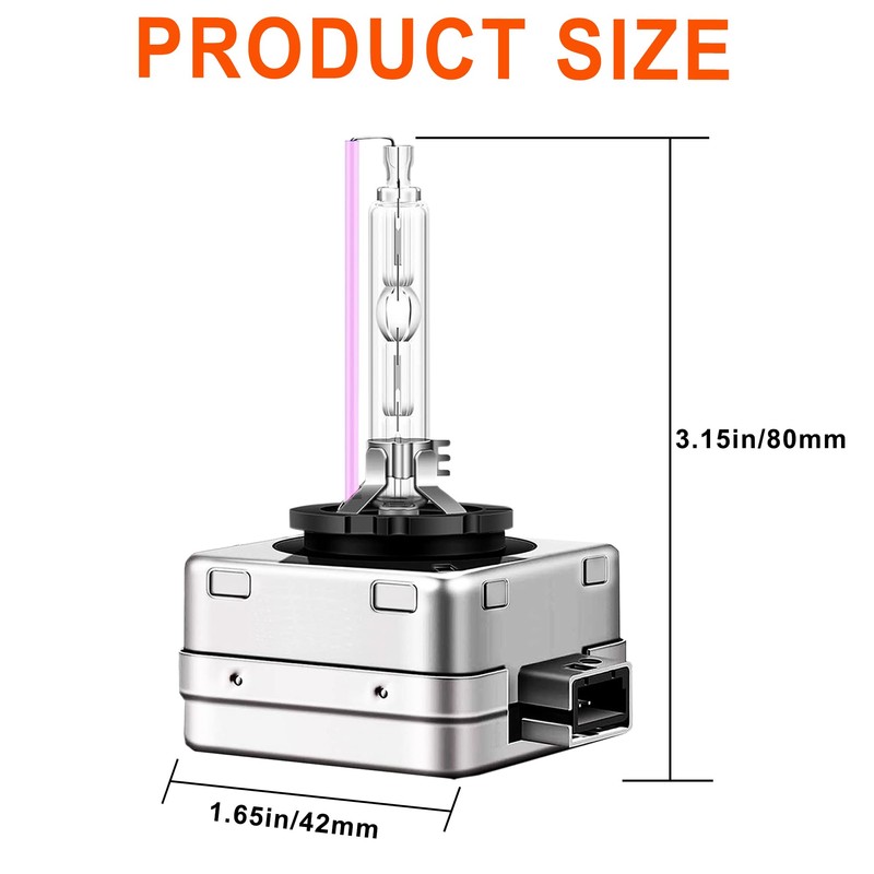 Atmufelp D3S Xenon HID Bulbs 10000K Blue 35W High Low