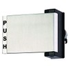 Rockwell Security Push-Pull Paddle Door Handle Left Hand in Aluminum