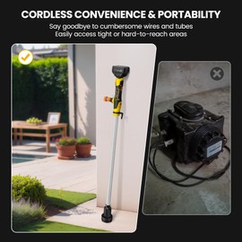 MistyJungle Cordless Stick Water Transfer Pump, Water Pump with 21V Battery Compatible with Makita 18V Battery,720GPH, Max Head Heicht 33 FT, Portable Utility Water Pump for Pool,Garden,Pond,Fish Tank