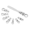 9Pcs Interchangeable Ratchet Wrench Chromium Vanadium Steel Box Wrench Set
