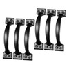 Outanaya 2sets Cupboard Door Handle Vintage Brass Knob Drawer Pull